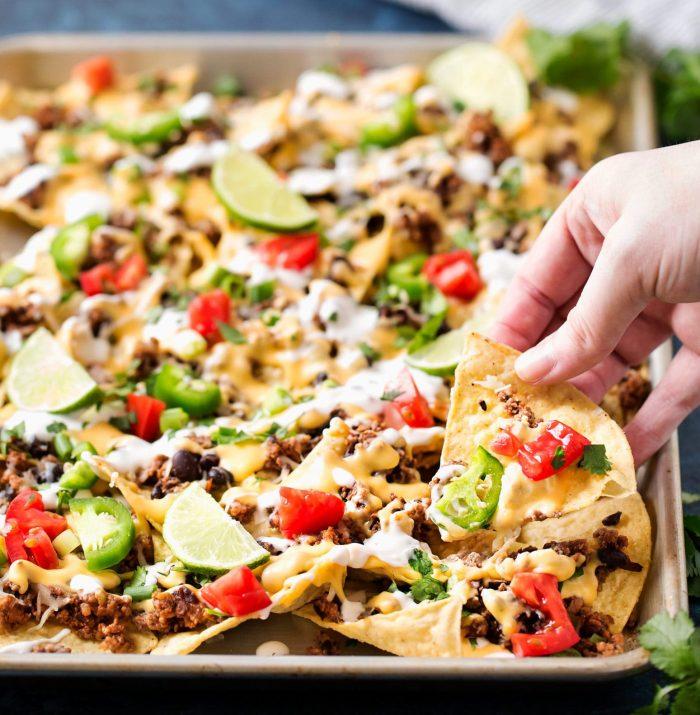 Beef & Bean Nachos – Wellborn 2R Beef