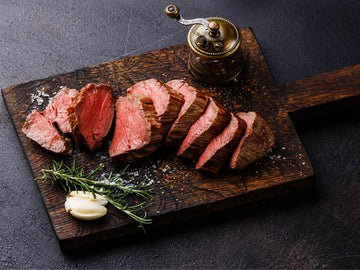 Bistro Steaks with Mushroom Sauce - Wellborn 2R Beef