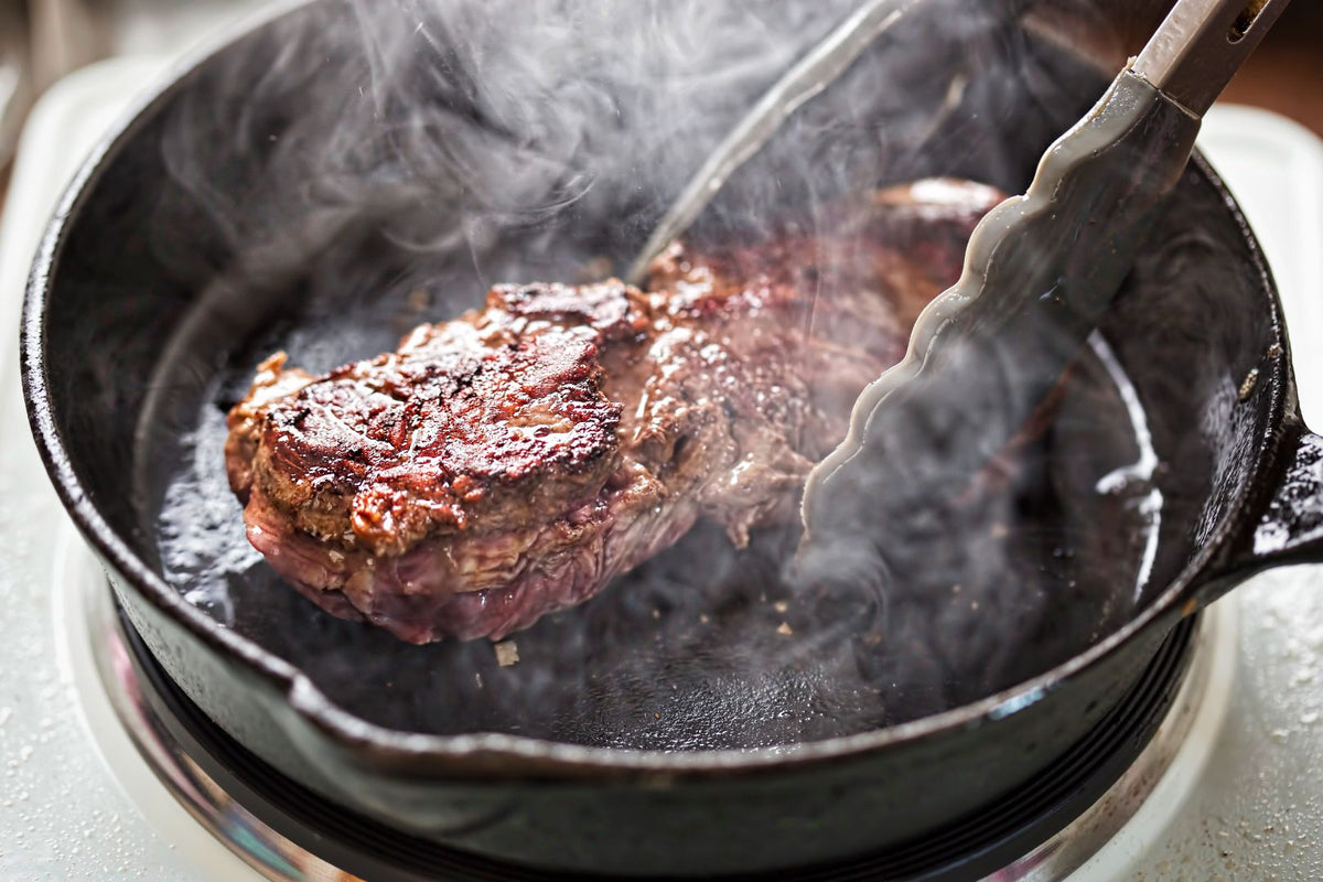How to Cook Steak in a Cast Iron Skillet – The Wagyu Shop