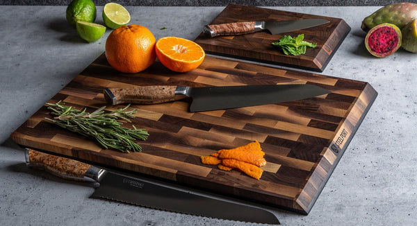 STEELPORT Signature Knife & Board Set - Wellborn 2R Beef