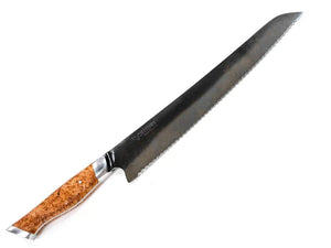 10" Carbon Steel Bread Knife - Wellborn 2R Beef