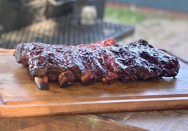 Smoked Meaty Back Ribs - Wellborn 2R Beef