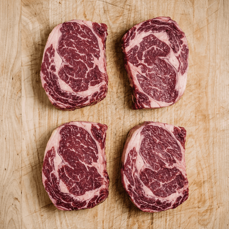 4 Ribeye Steaks Gift Pack - Wellborn 2R Beef
