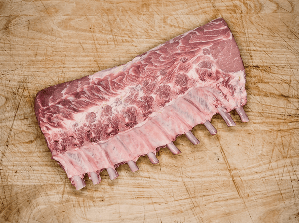 All - Natural 7lb Bone - in Duroc Pork Roast - Wellborn 2R Beef