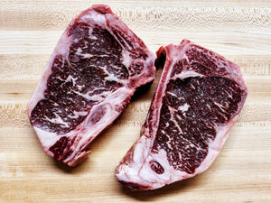 Bone-In New York Strip Steak - Wellborn 2R Beef