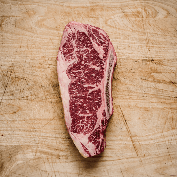 Bone - In New York Strip Steak - Wellborn 2R Beef