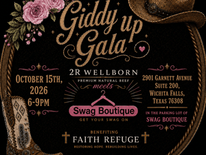 Giddy up Gala (October 15, 2026) - Wellborn 2R Beef
