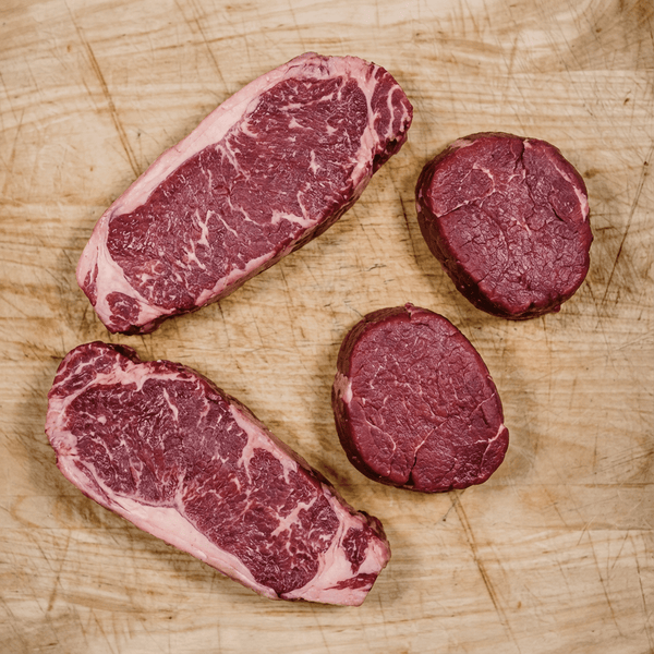 New York Strip and Filet Mignon Gift Pack - Wellborn 2R Beef
