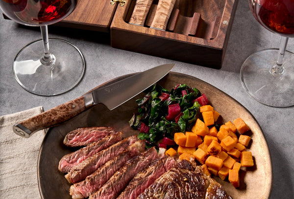 STEELPORT 8 - Piece Steak Knife Set - Wellborn 2R Beef