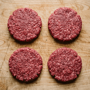 World Famous Texas Sized Half Pound Beef Patties - Wellborn 2R Beef