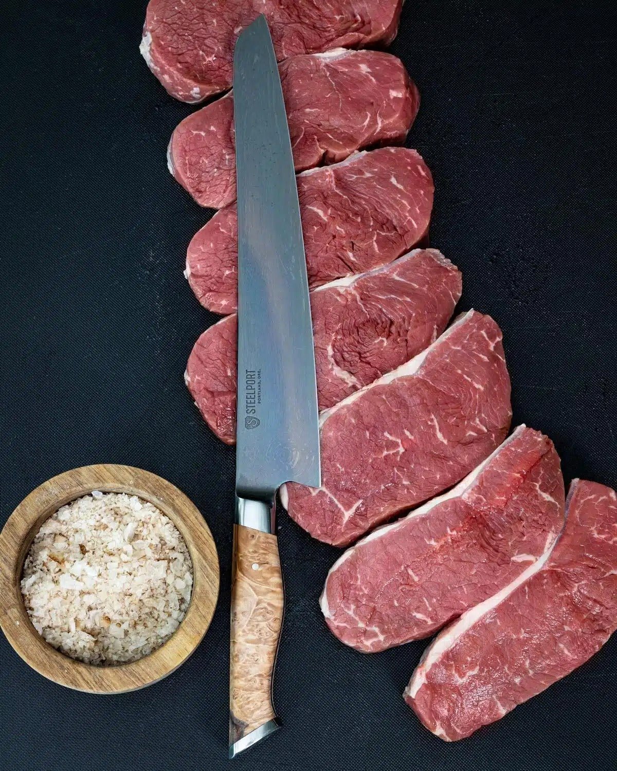 Professional Jerky Meat Slicing Knife - Stainless Like The Pros Use! 10