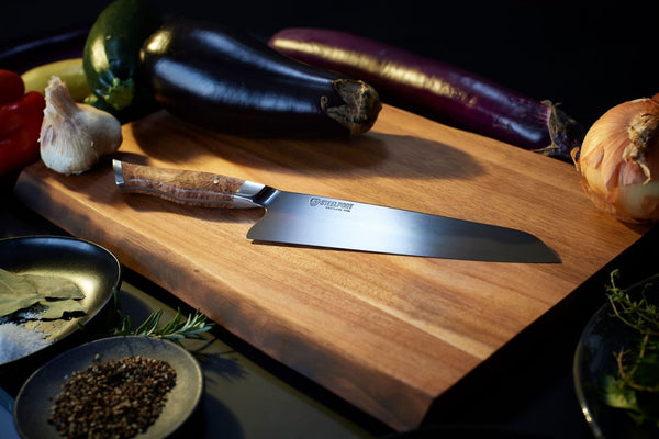 8" Carbon Steel Chef Knife - Wellborn 2R Beef