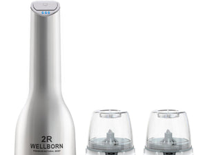 Stainless Steel Rechargeable Spice Grinder - Wellborn 2R Beef