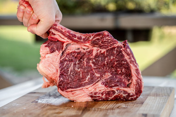 Texas Tomahawk Ribeye - Wellborn 2R Beef